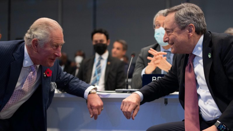 Cop26, Draghi: “Con lo scontro non si ottiene nulla”.  L’India annuncia “zero carbonio” solo dal 2070. L’impegno di Biden