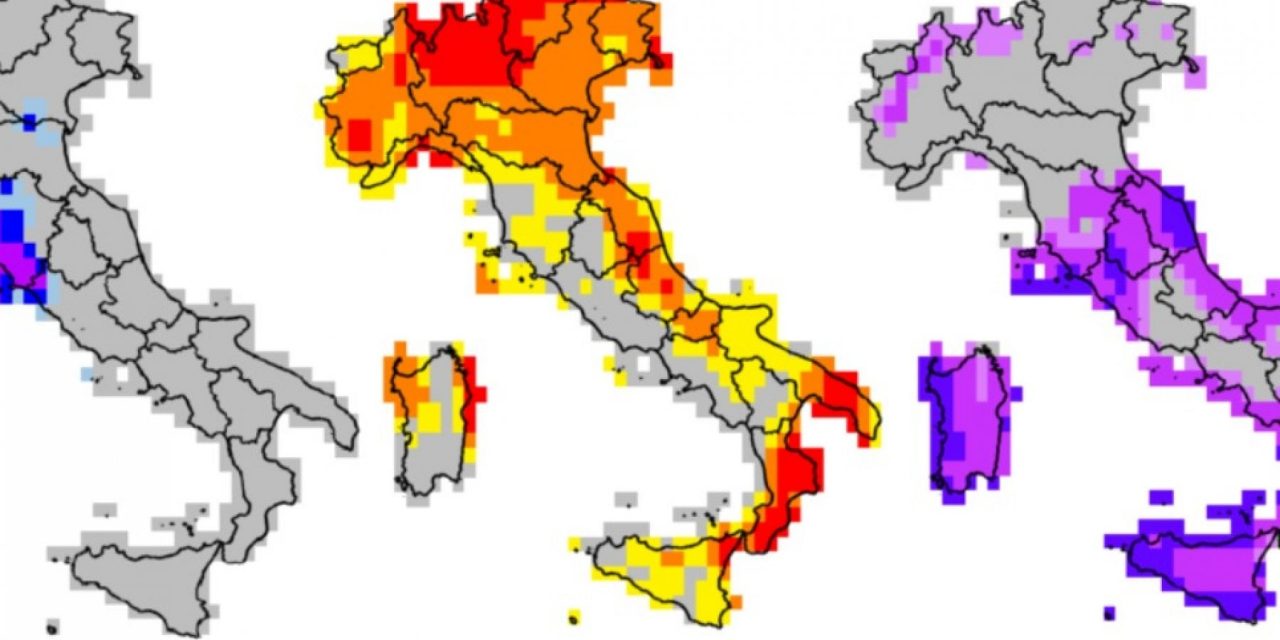 Una mappa interattiva per capire l’evoluzione degli eventi meteo estremi in Italia