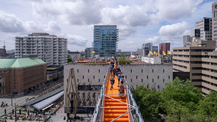 Rotterdam, l’esplanade è sui tetti. Per un mese la capitale olandese del design si ammira dall’alto