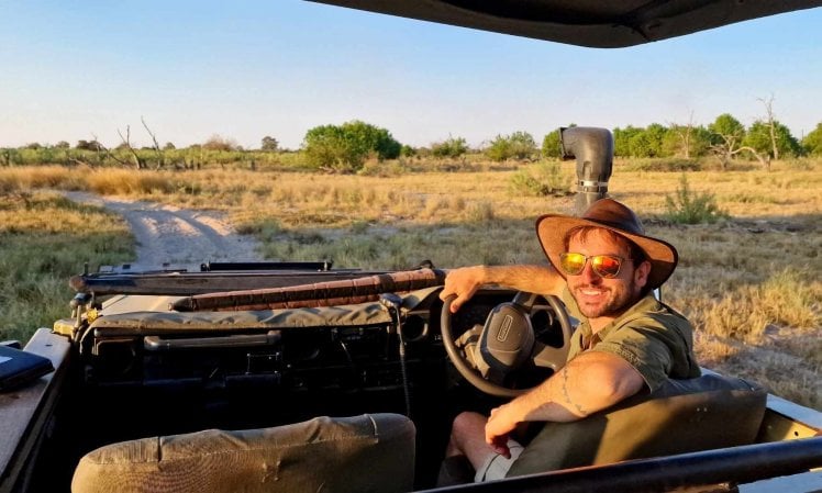 Gabriele diventa ranger safari in Botswana per cambiare il modo di fare turismo