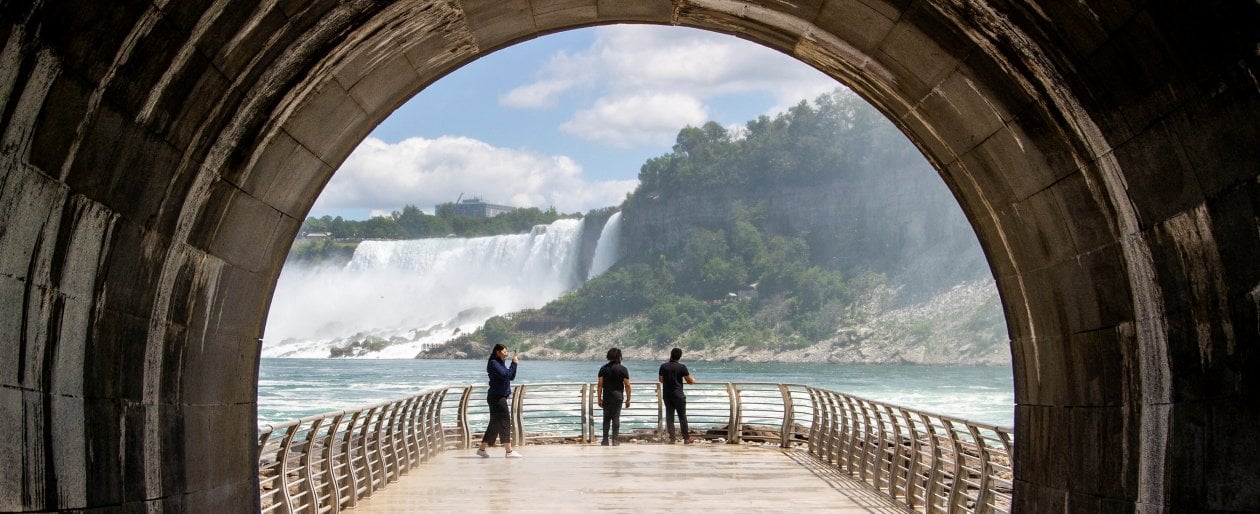 Niagara, dal tunnel dell’ex centrale elettrica la vista è ancor più da brivido