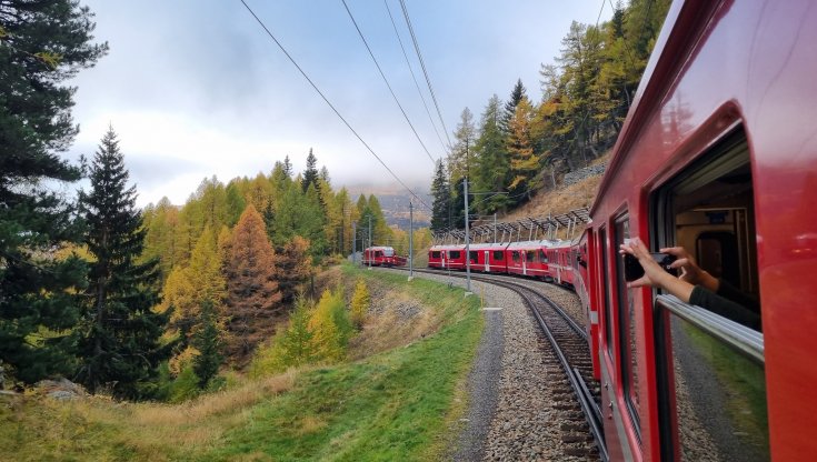 La Svizzera dal Trenino rosso del Bernina: magia del foliage e paesaggi incantati