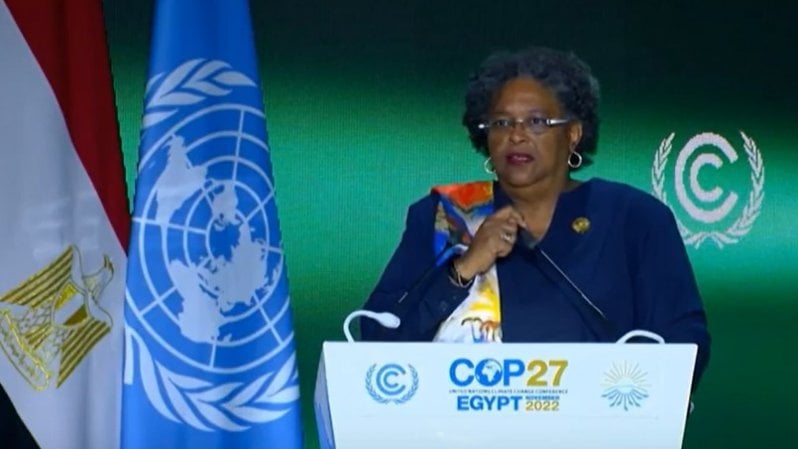 Chi è Mia Mottley, la premier di Barbados che chiede giustizia climatica per il Sud del mondo