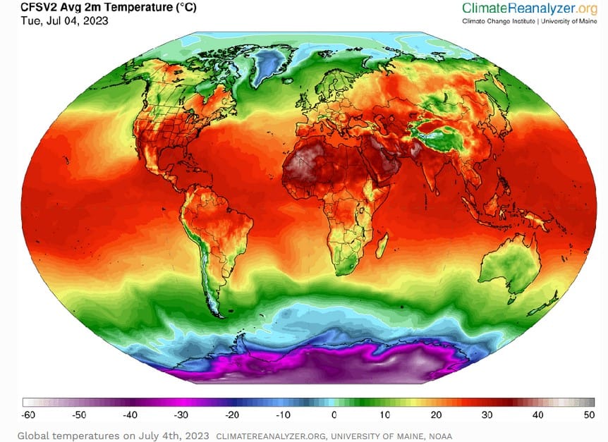 Il record del giorno più caldo sulla Terra? Già battuto. Il meteorologo: “Capiterà sempre più spesso”