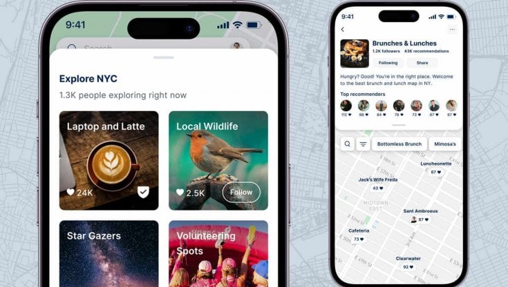 Atly, il social con le mappe per scovare locali attrazioni di tendenza mentre sei in viaggio
