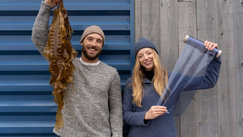 Alghe marine al posto della plastica: gli imballaggi green di una startup californiana