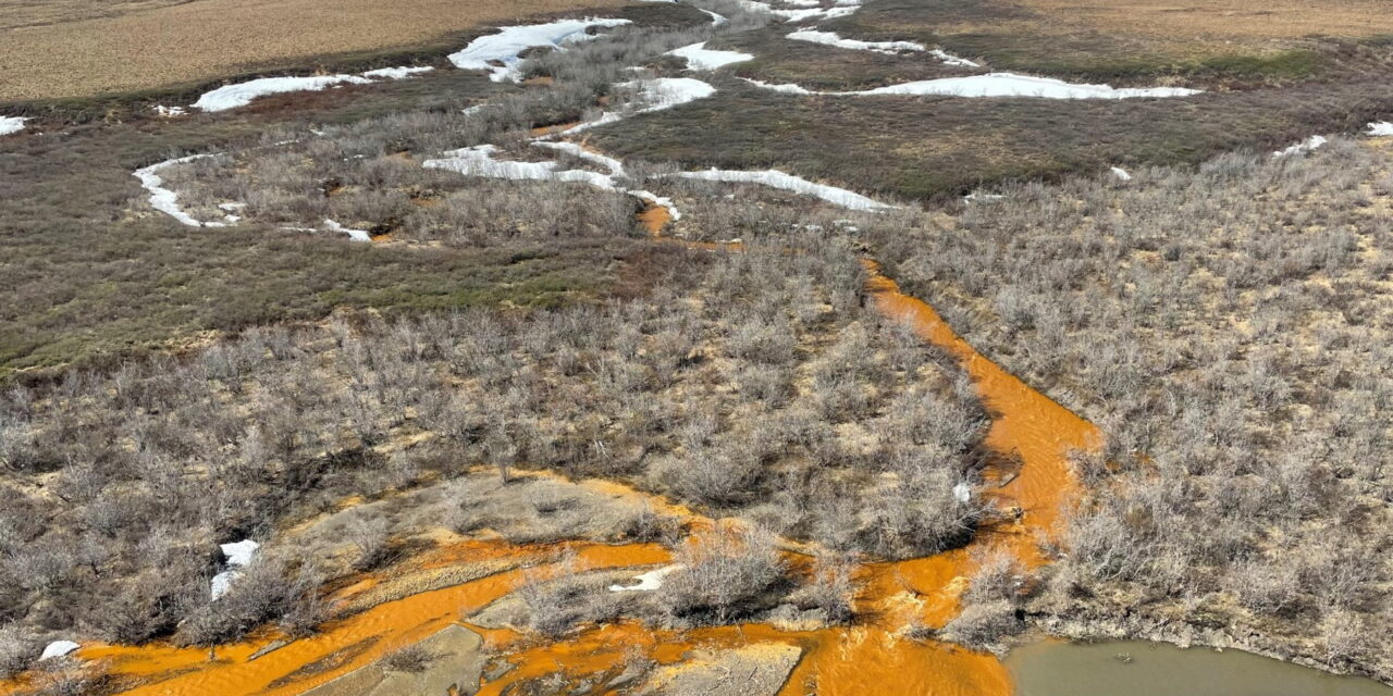 Alaska, il cambiamento climatico sta tingendo di arancione i corsi d’acqua