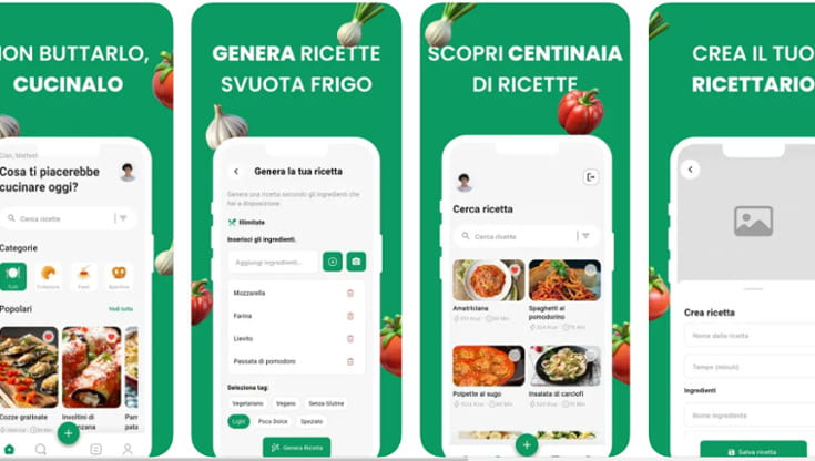 L’app creata da due 17enni che trasforma gli avanzi da buttare in piatti da degustare